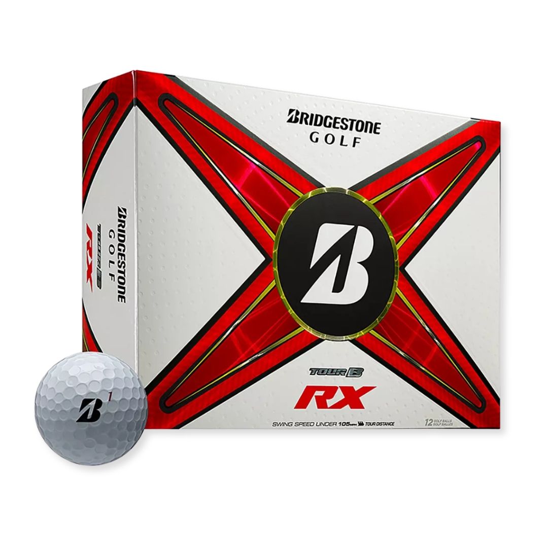 Bridgestone 2024 Tour B RX Golf Balls, Color: White