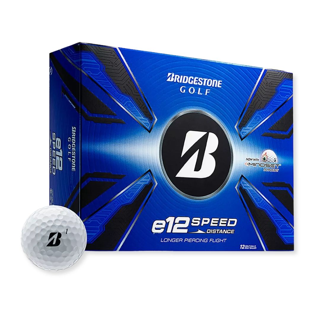 Bridgestone 2025 e12 Speed Golf Balls, Color: White