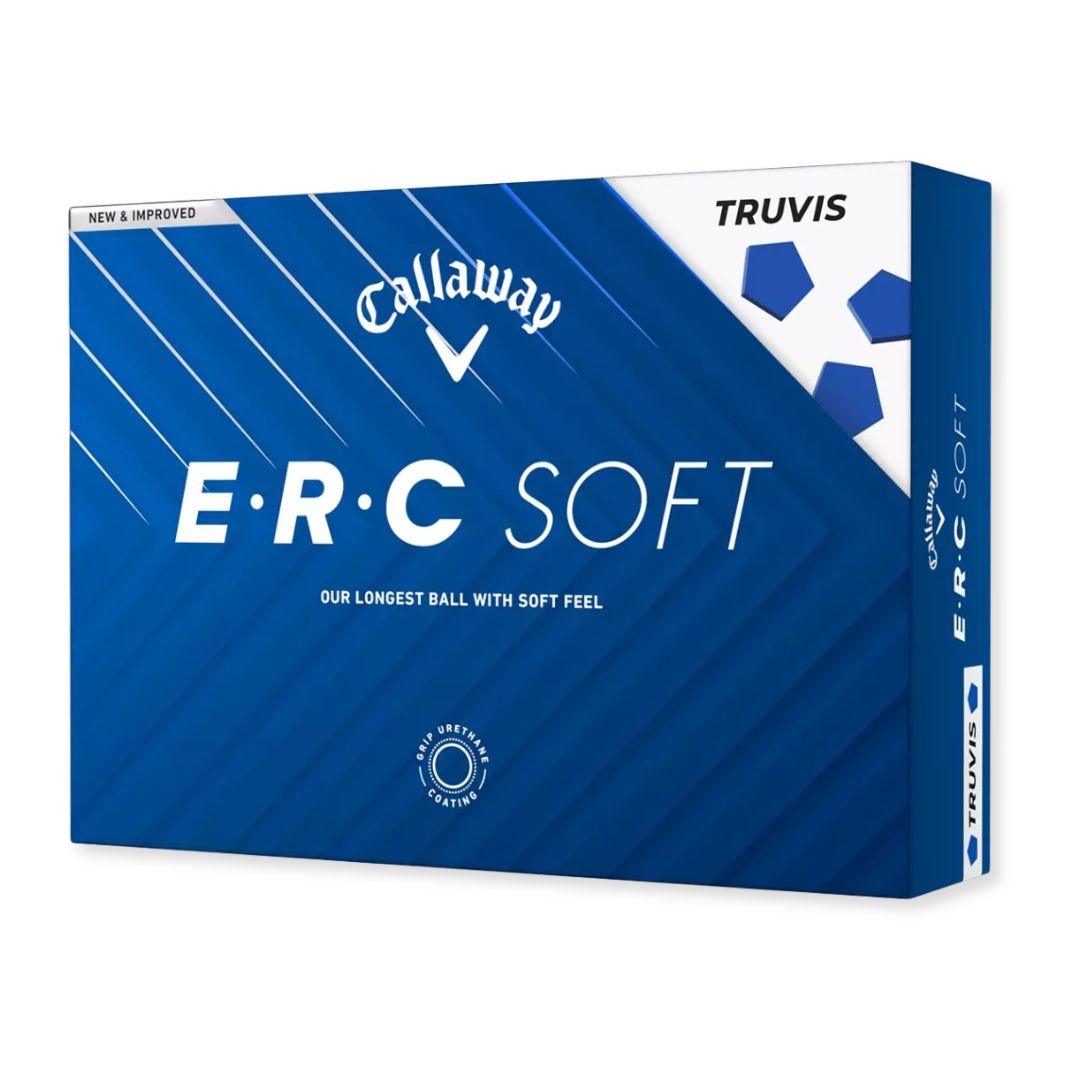 Callaway 2025 ERC Soft Truvis Golf Balls, Color: White/Blue