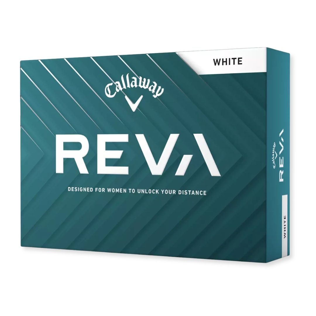 Callaway 2025 REVA Golf Balls, Color: White