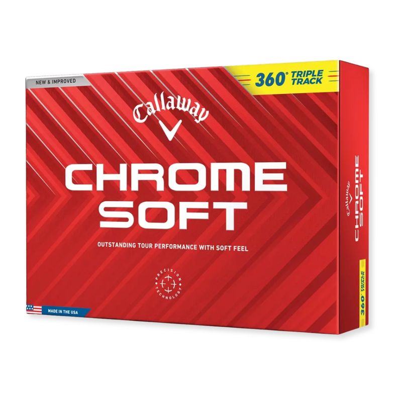Callaway 2024 Chrome Soft 360 Triple Track Golf Balls
