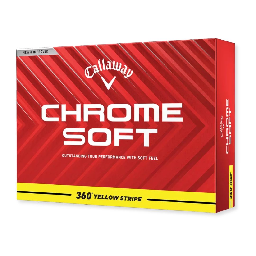 Callaway 2024 Chrome Soft 360 Stripe Golf Balls