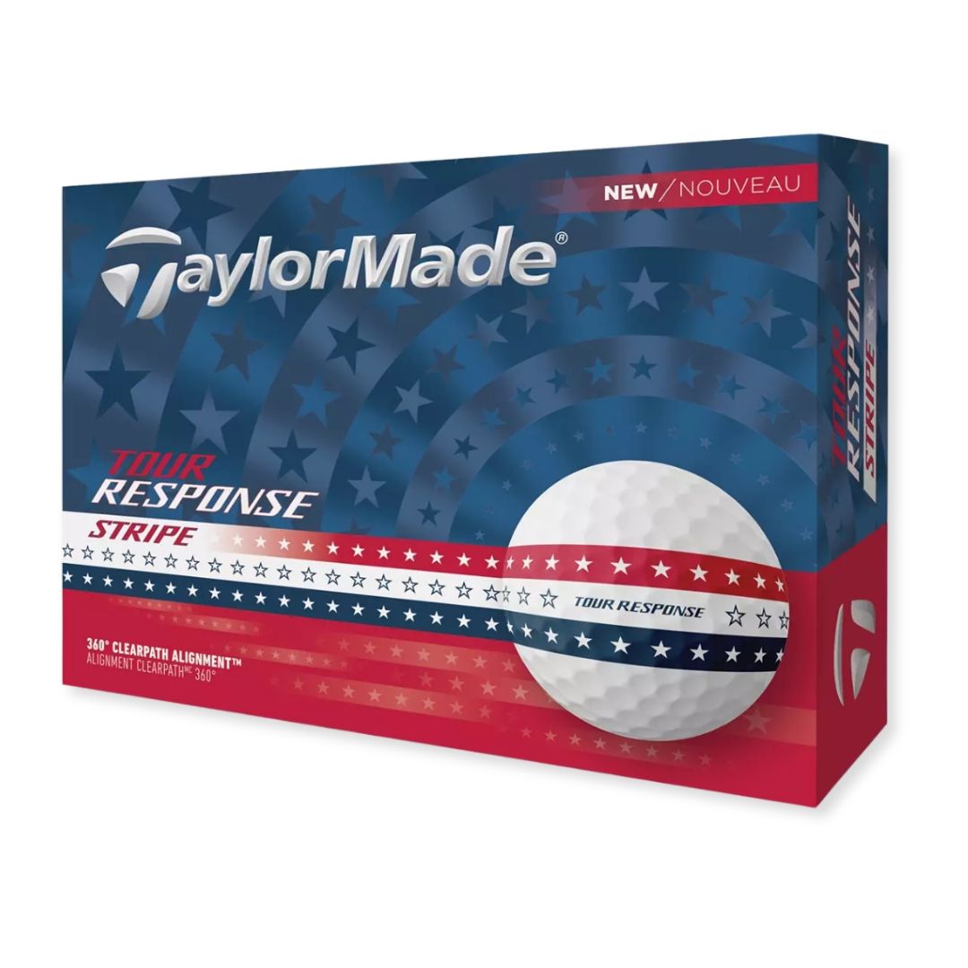 TaylorMade 2025 Tour Response Stripe USA Golf Balls