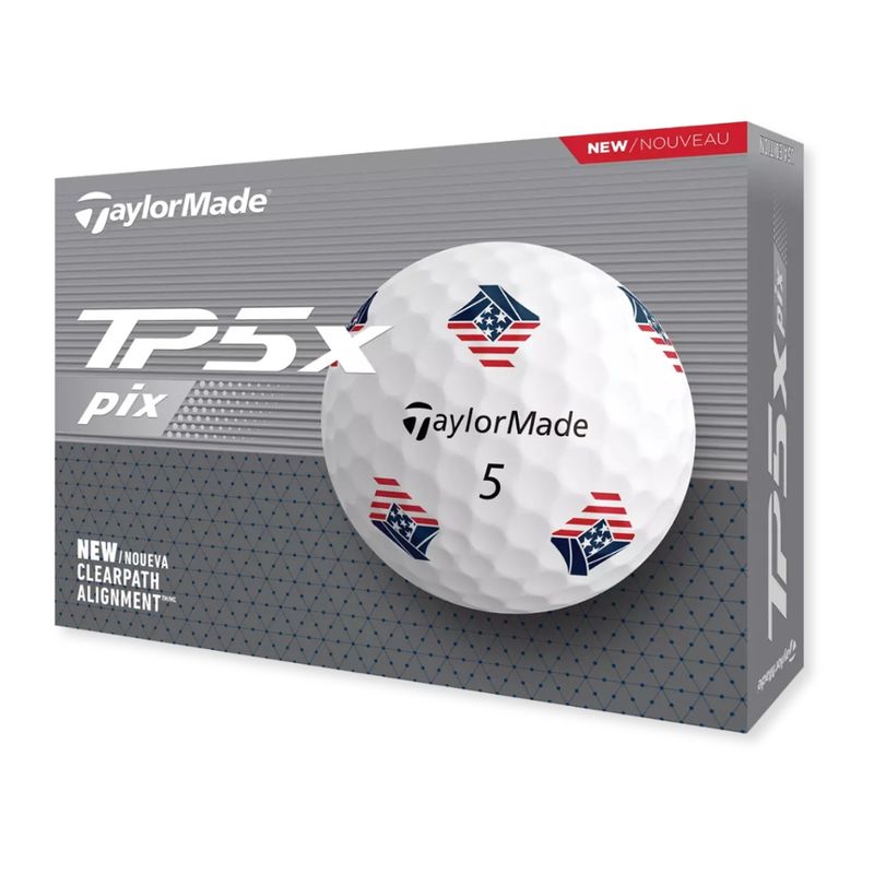 TaylorMade 2024 TP5x pix USA Golf Balls