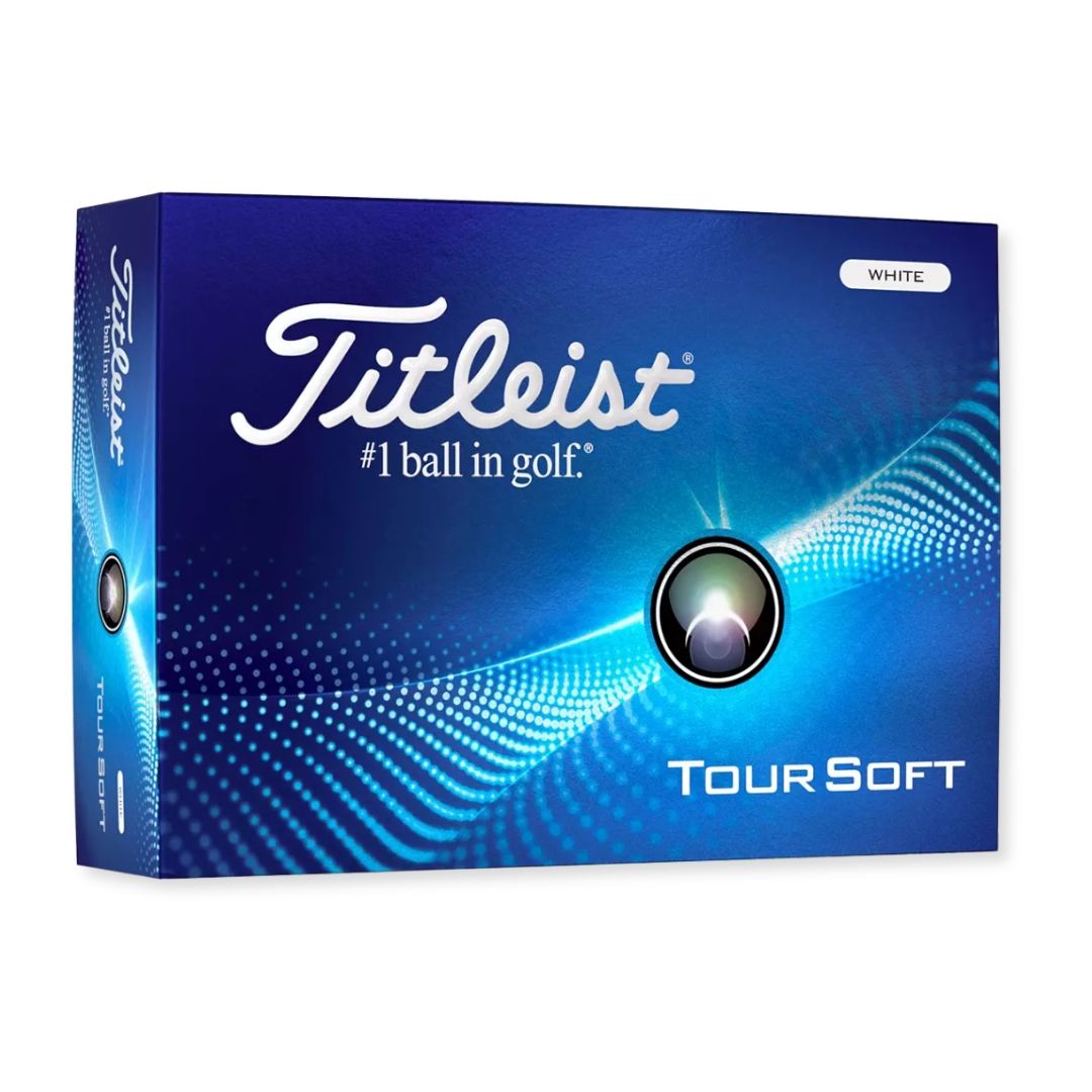 Titleist 2024 Tour Soft Golf Balls, Color: White