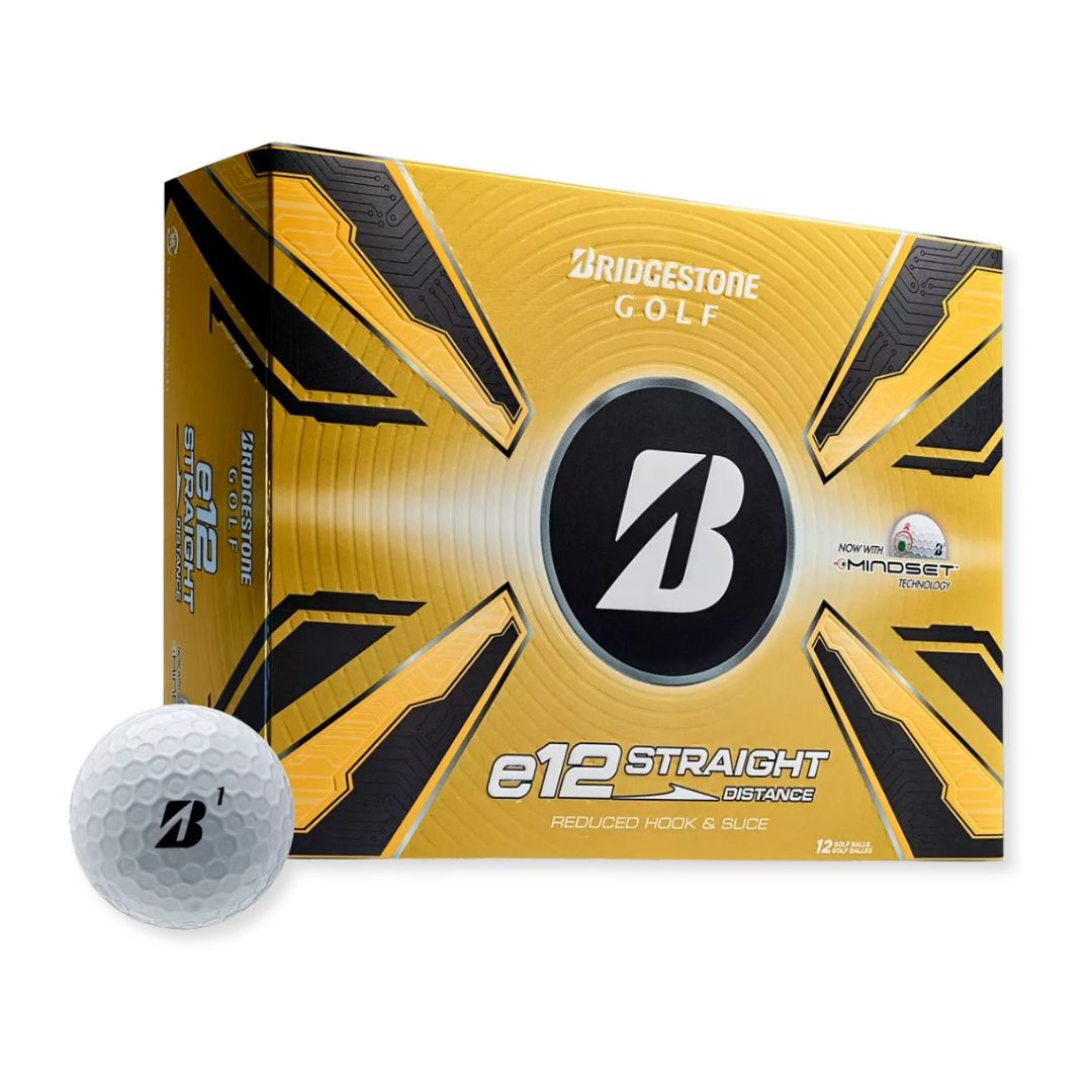 Bridgestone 2025 e12 Straight Golf Balls, Color: White