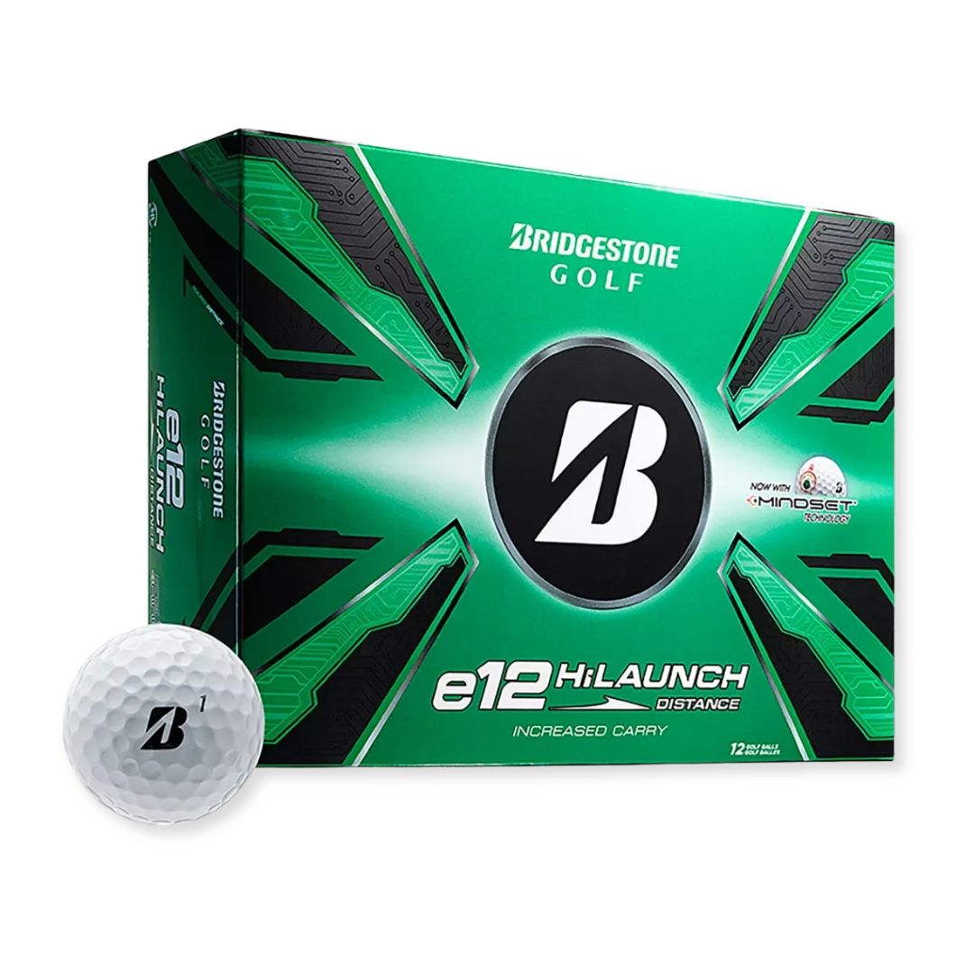 Bridgestone 2025 e12 HiLaunch Golf Balls, Color: White