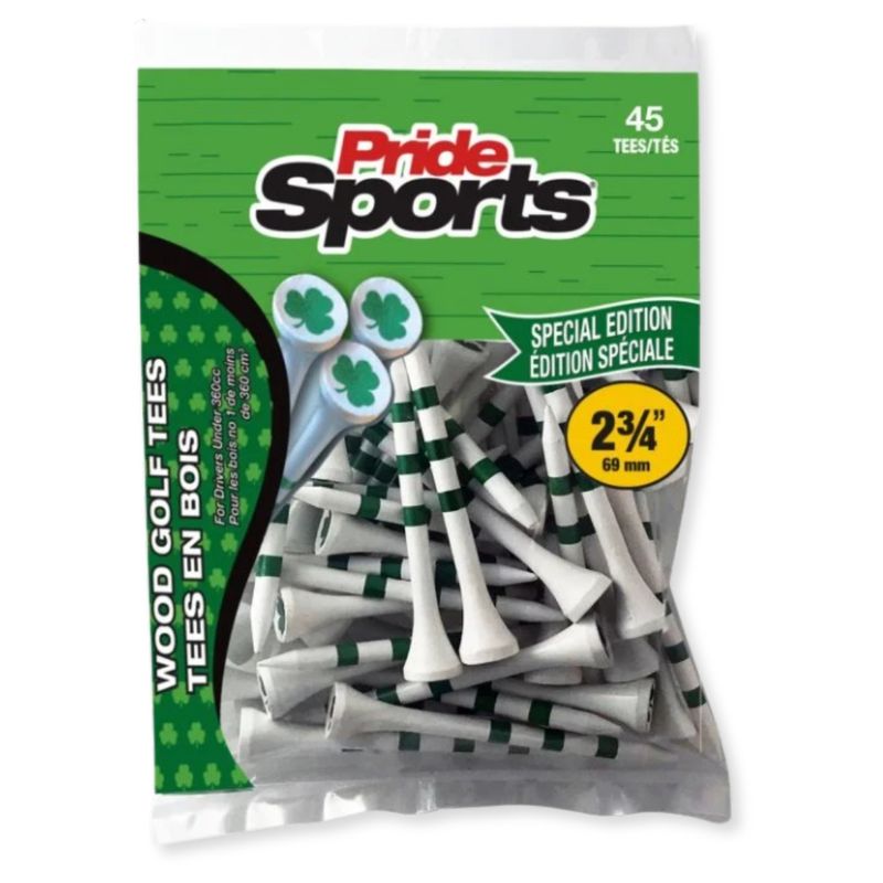 Pride Sports Golf Tees - Shamrock, 45 Count