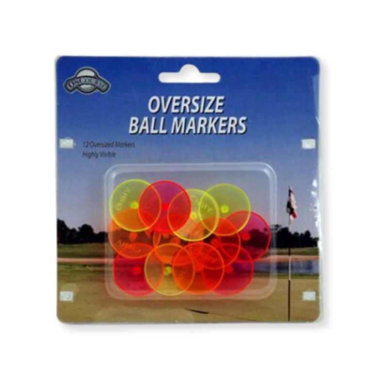 OnCourse Oversized Neon Ball Markers