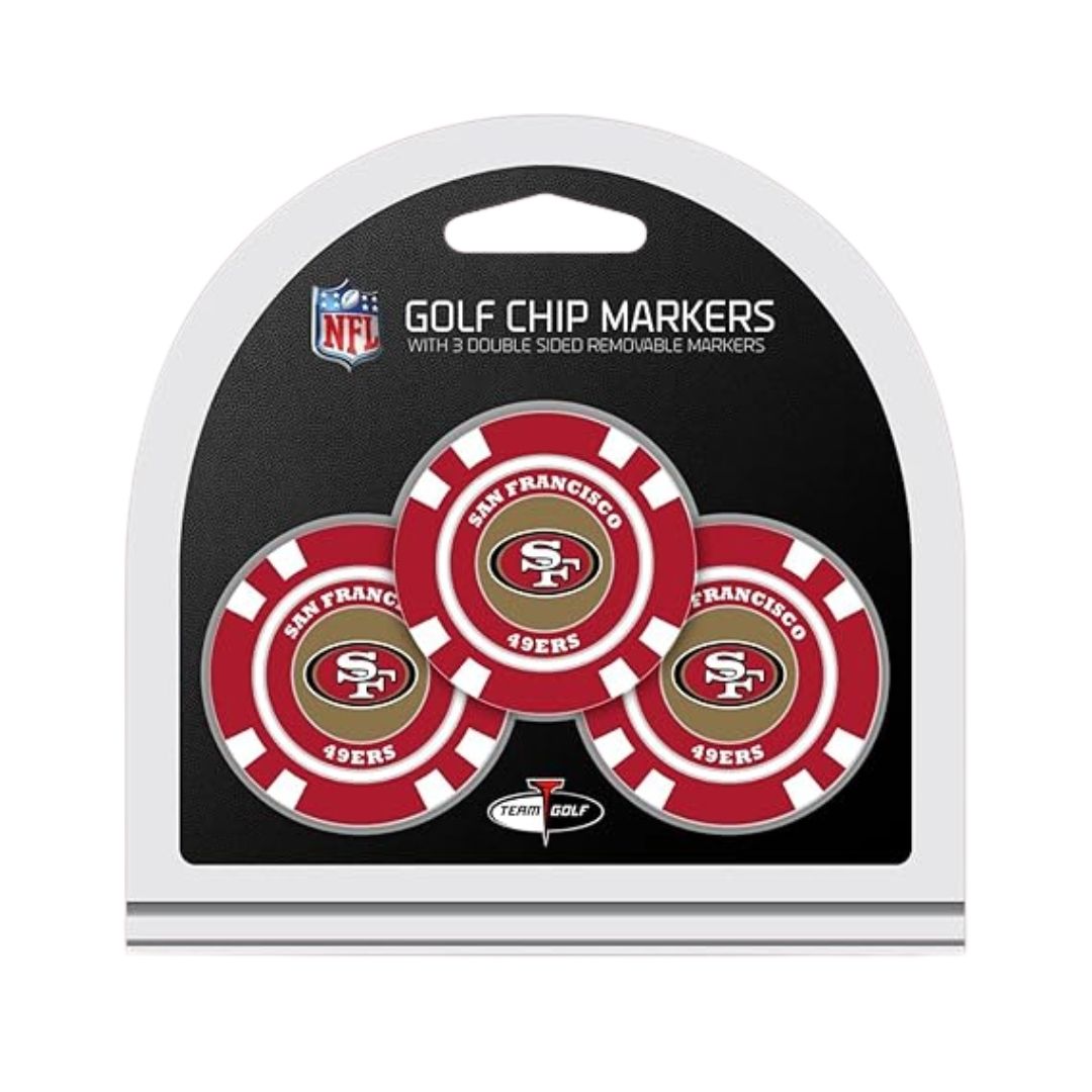 NFL Poker Chip Ball Marker, Type: 49ers