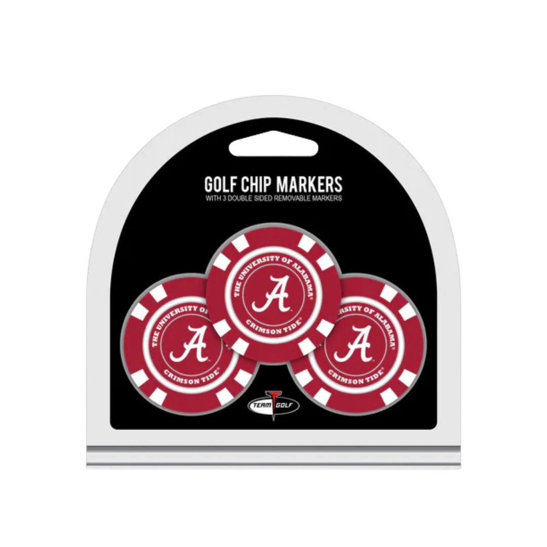 NCAA Poker Chip Ball Marker, Type: Alabama