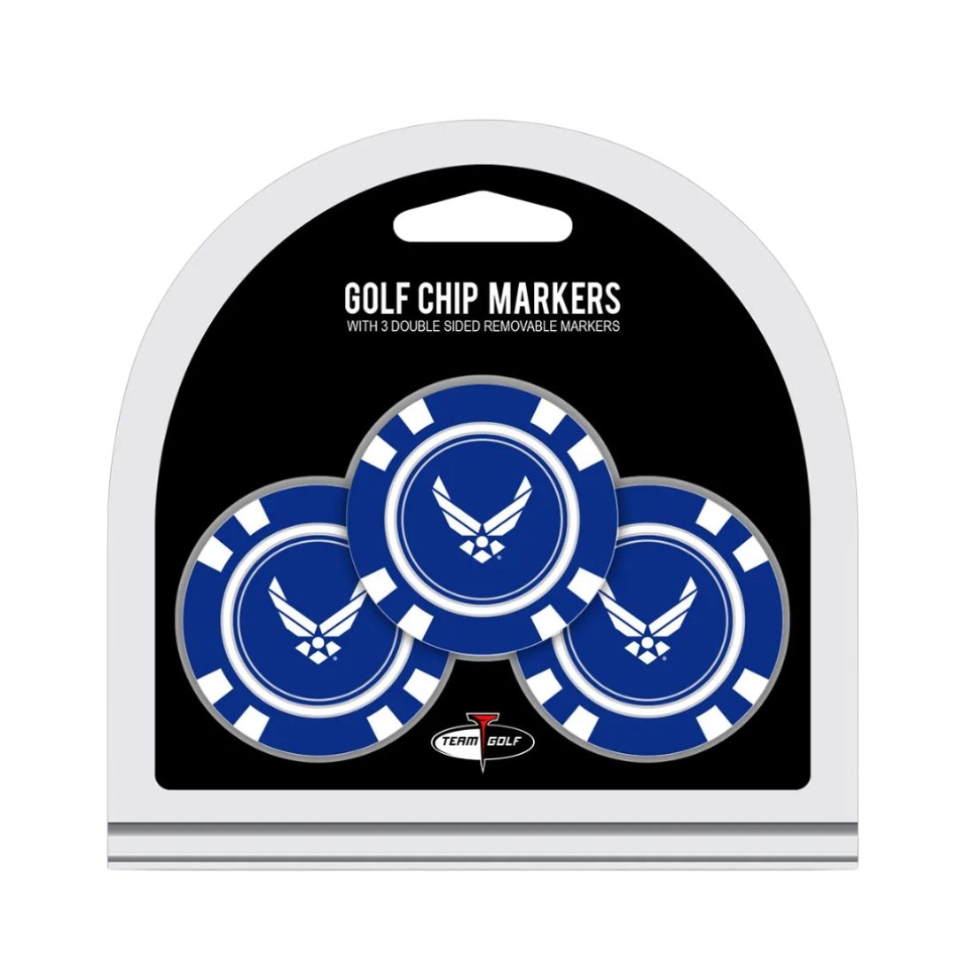 U.S. Military Poker Chip Ball Marker, Type: Air Force