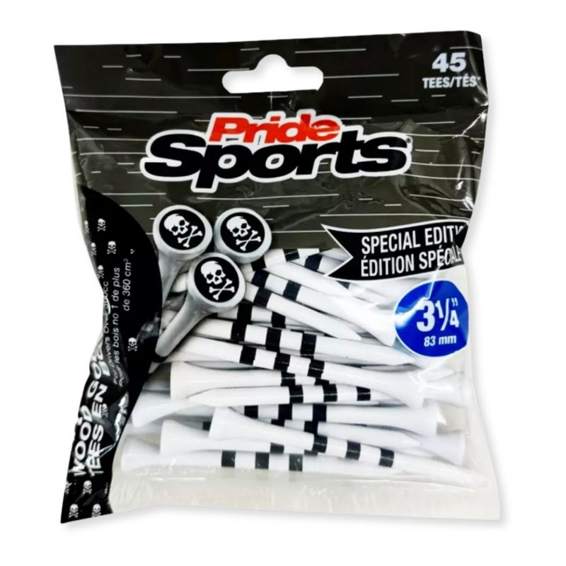 Pride Sports Golf Tees - Skull, 45 Count