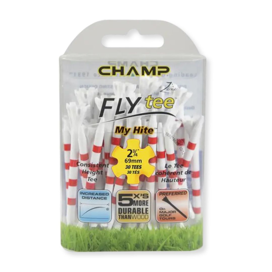 CHAMP Zarma FLYtee MyHite Tees, Size: 2 3/4"