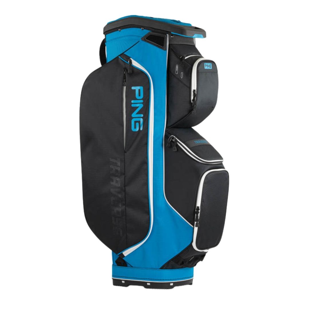 PING 2025 Traverse Cart Bag, Color: Blue/Black