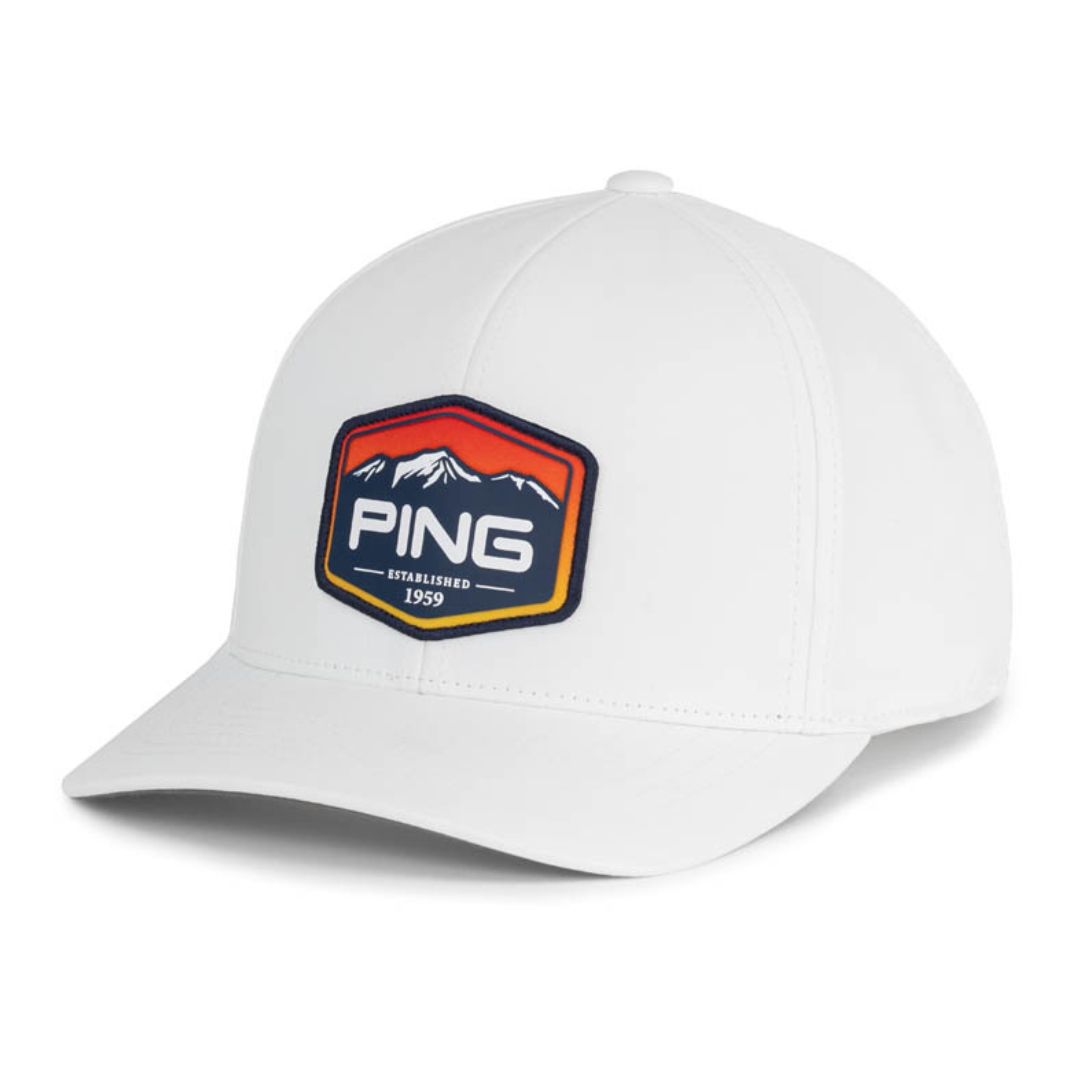 PING Four Peaks Cap, Color: White