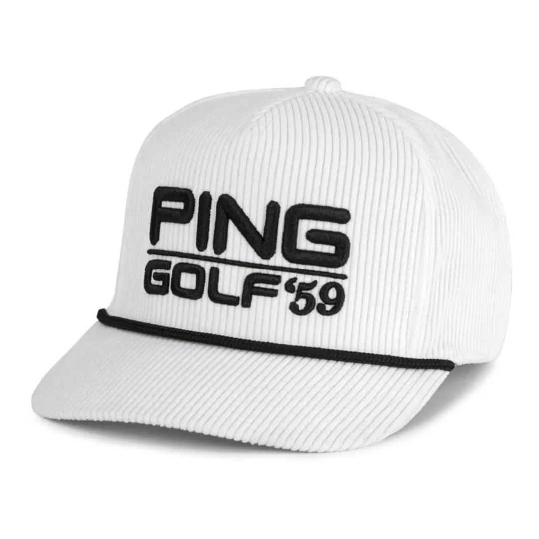 PING Retro Roper Hat, Color: White