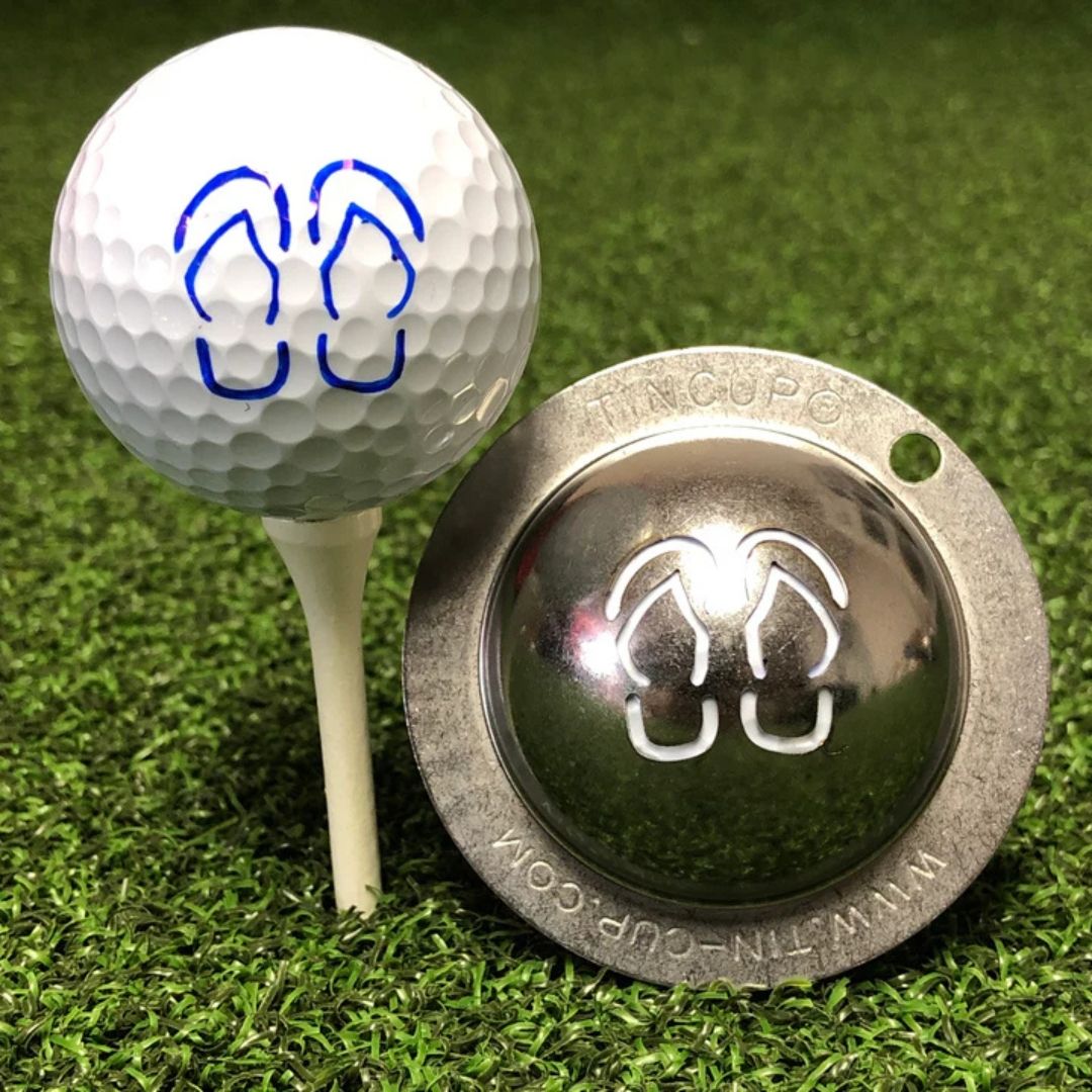 Tin Cup Golf Ball Marking Tool