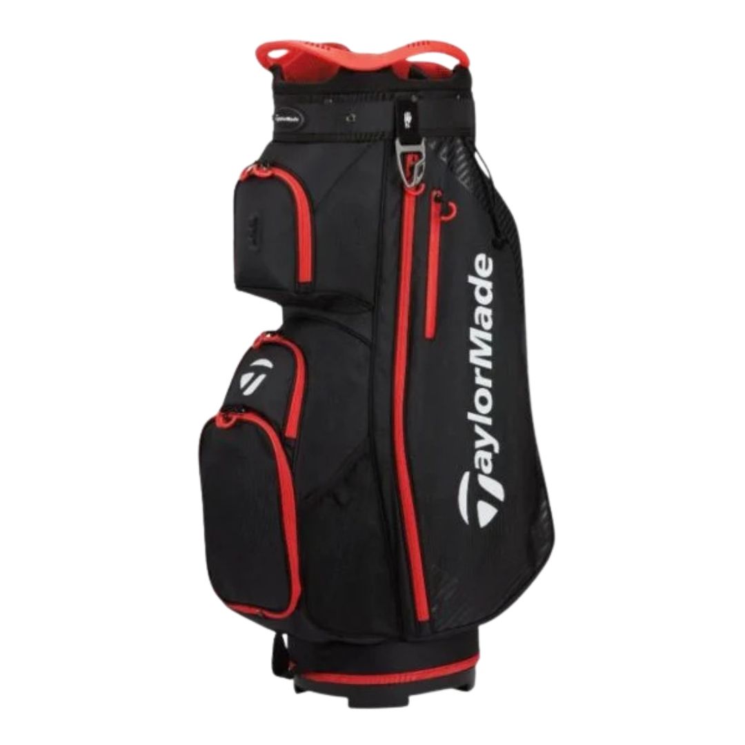 TaylorMade 2023 Pro Cart Bag, Color: Black/Red