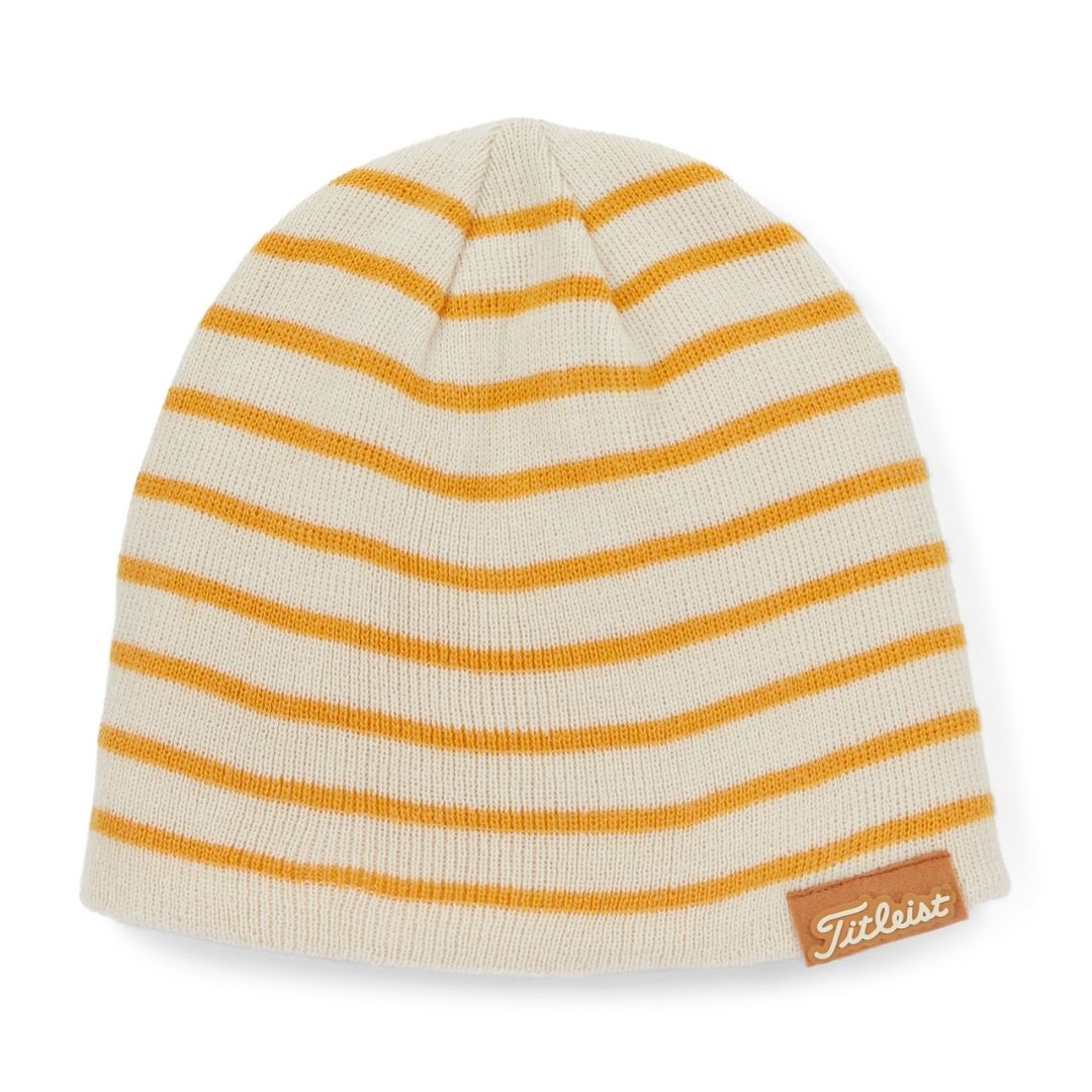 Titleist Players Beanie, Color: Bone Marigold