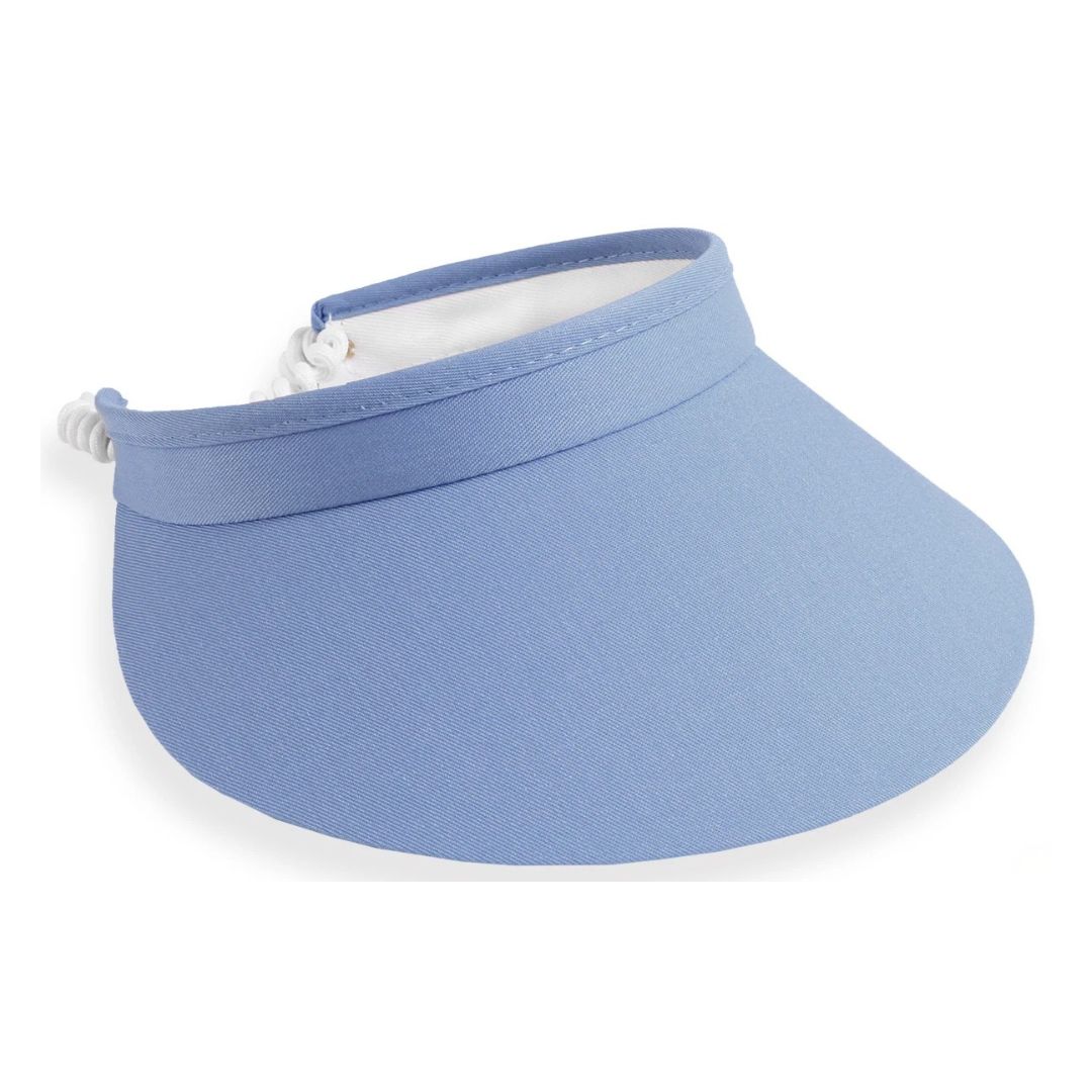 Town Talk 4" Brim Twisted Cord Visor, Color: Blueberry