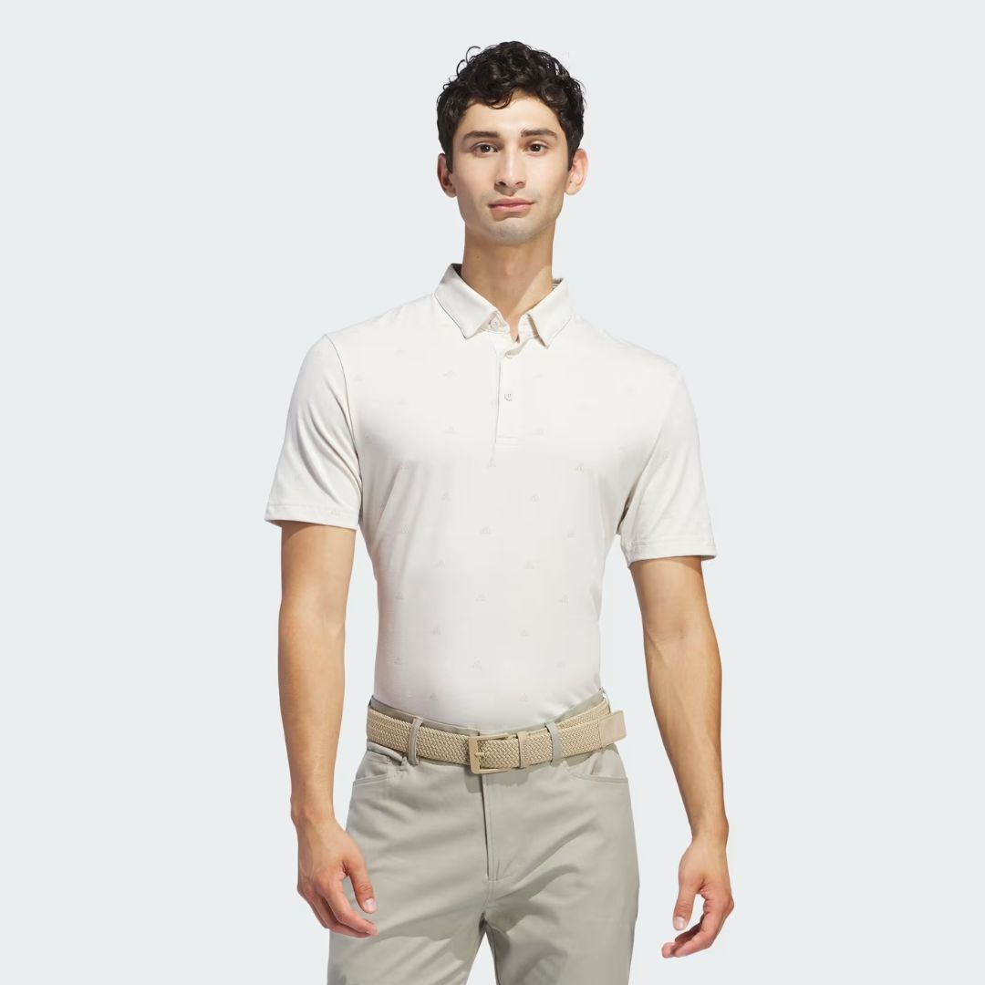 adidas Go-To Mini-Crest Print Polo Shirt