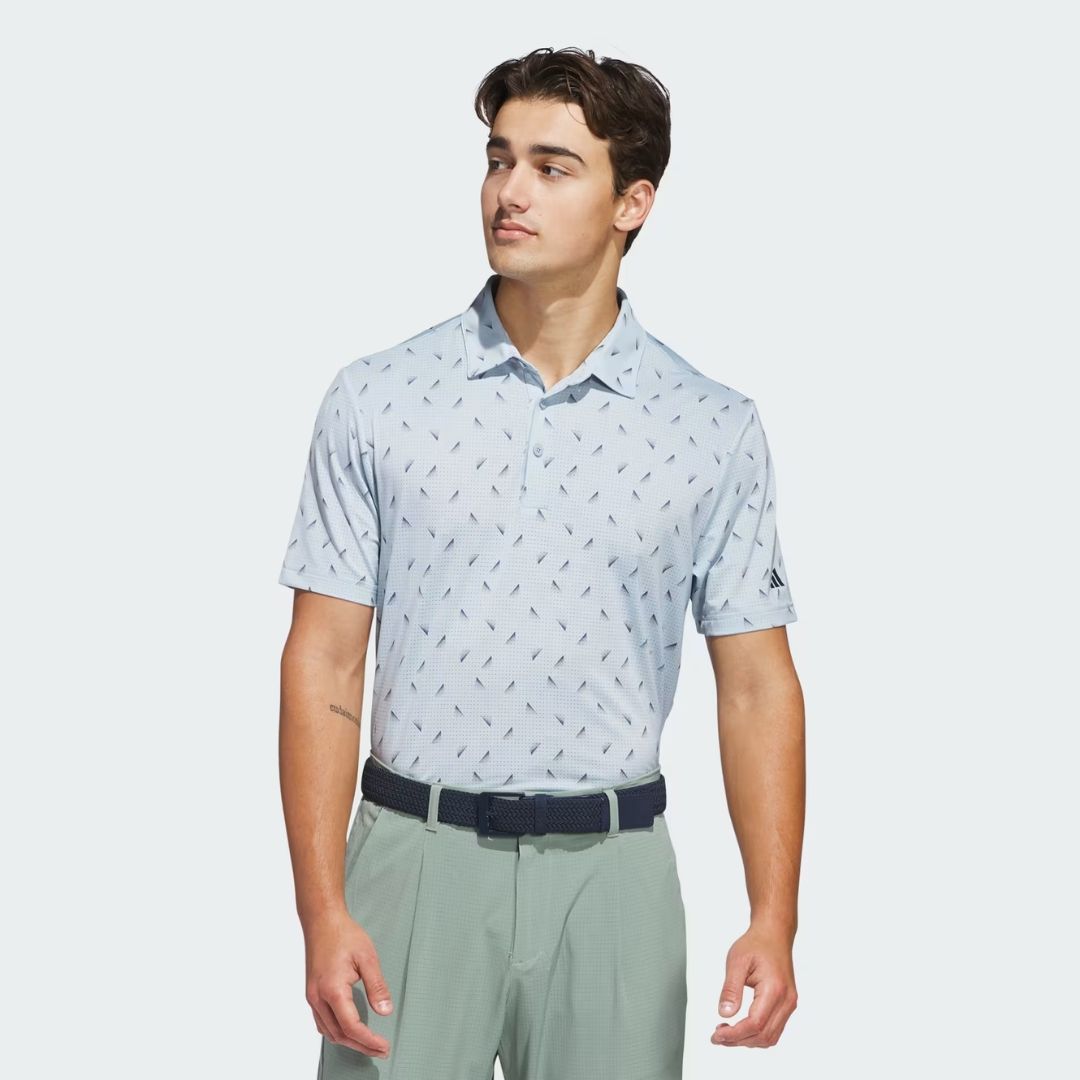 adidas Ultimate365 Printed Mesh Polo Shirt