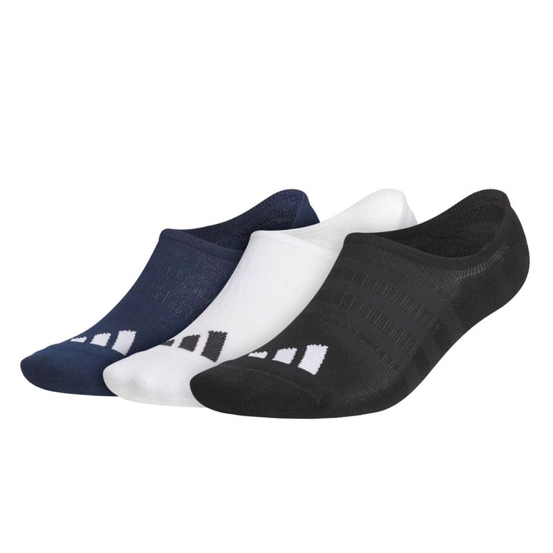 adidas Basic No-Show Golf Socks - 3 Pack