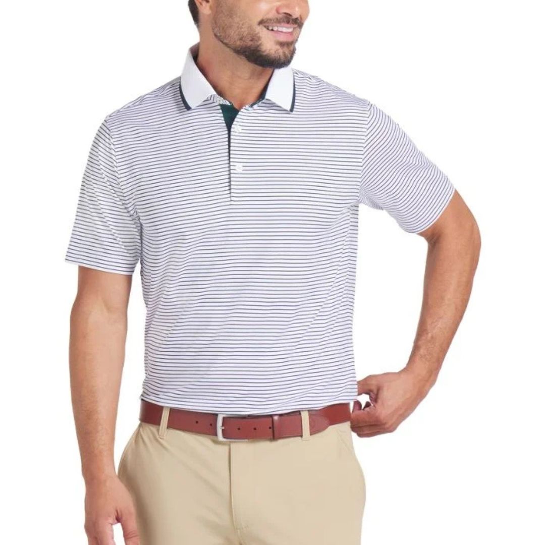 PUMA MATTR Elevated Stripe Golf Polo