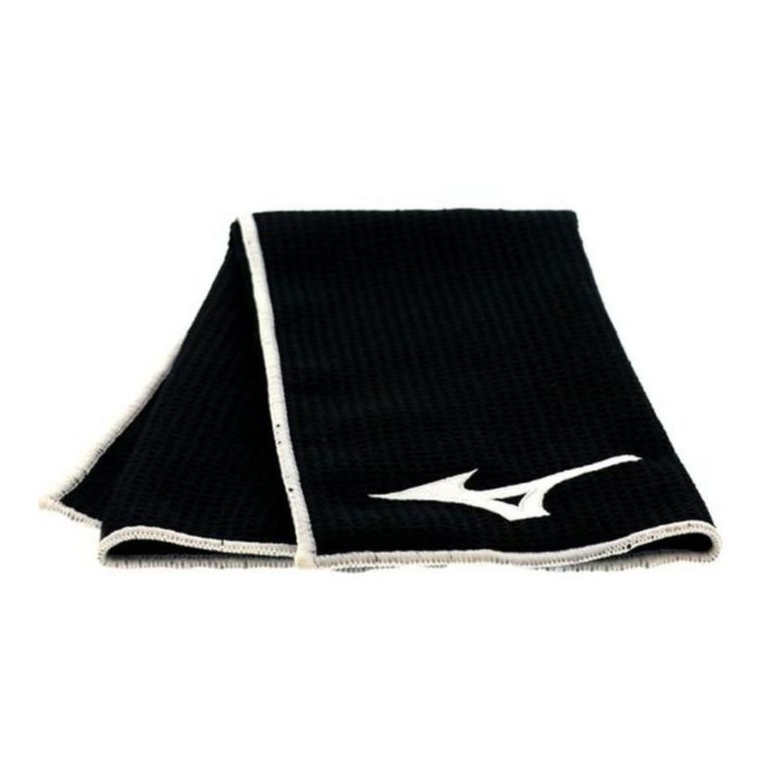 Mizuno Microfiber Towel, Color: Black