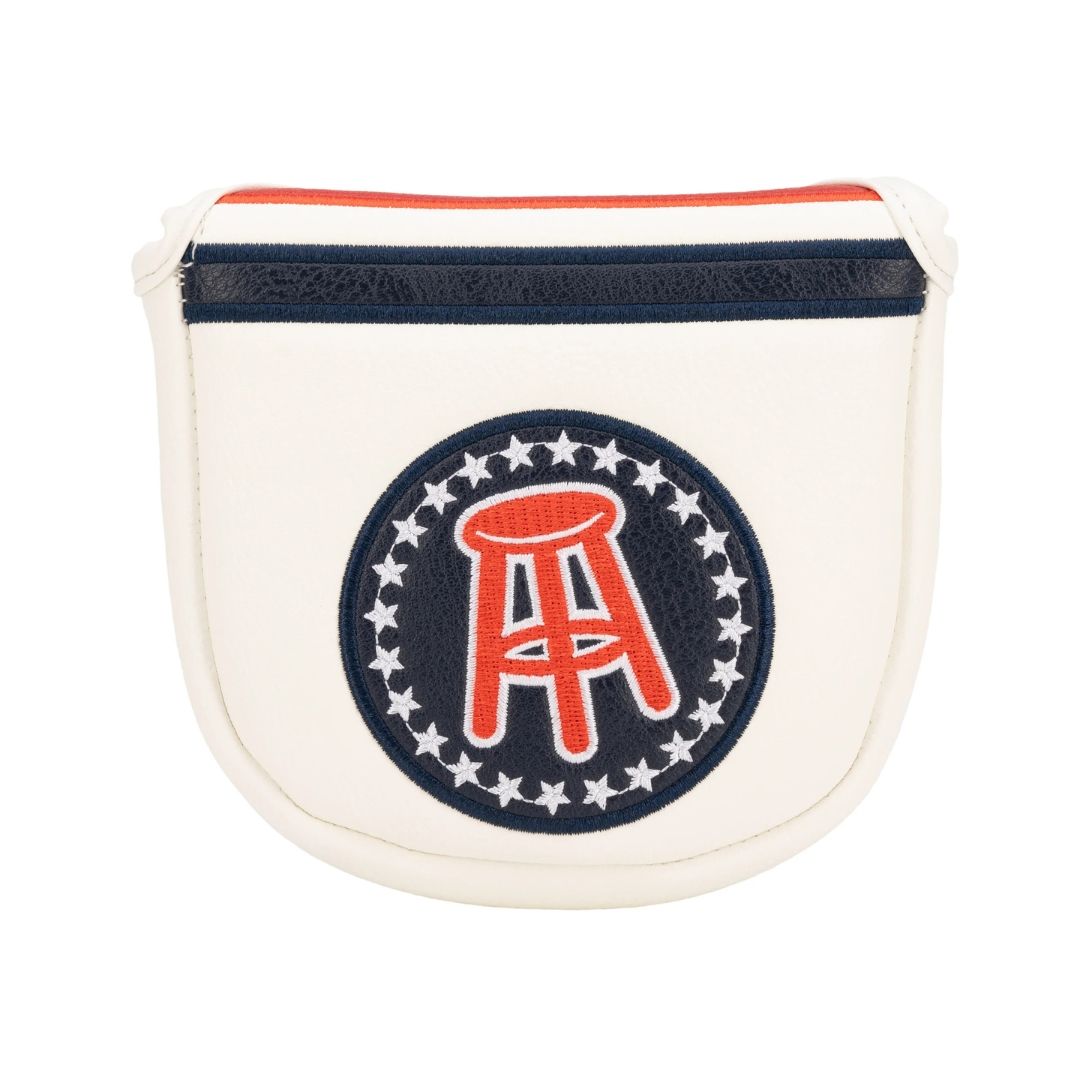 Barstool Golf Varsity Red Putter Headcover, Color: Varsity Red, Type: Mallet