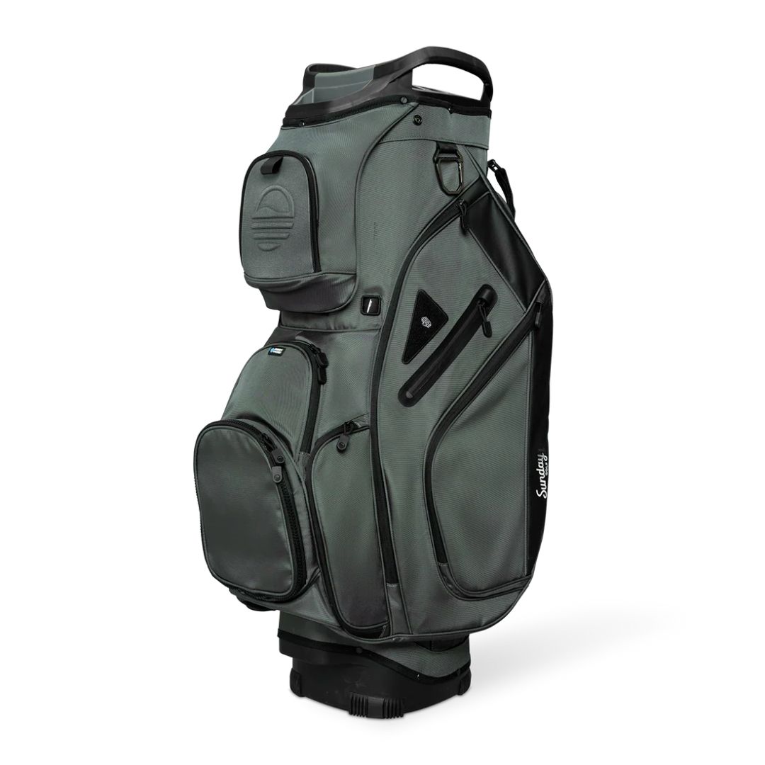 Sunday Golf Big Rig Cart Bag, Color: Midnight Green