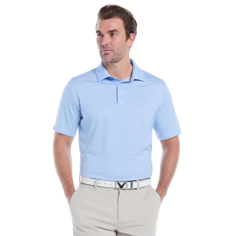 Callaway Chev Twill Jacquard Polo