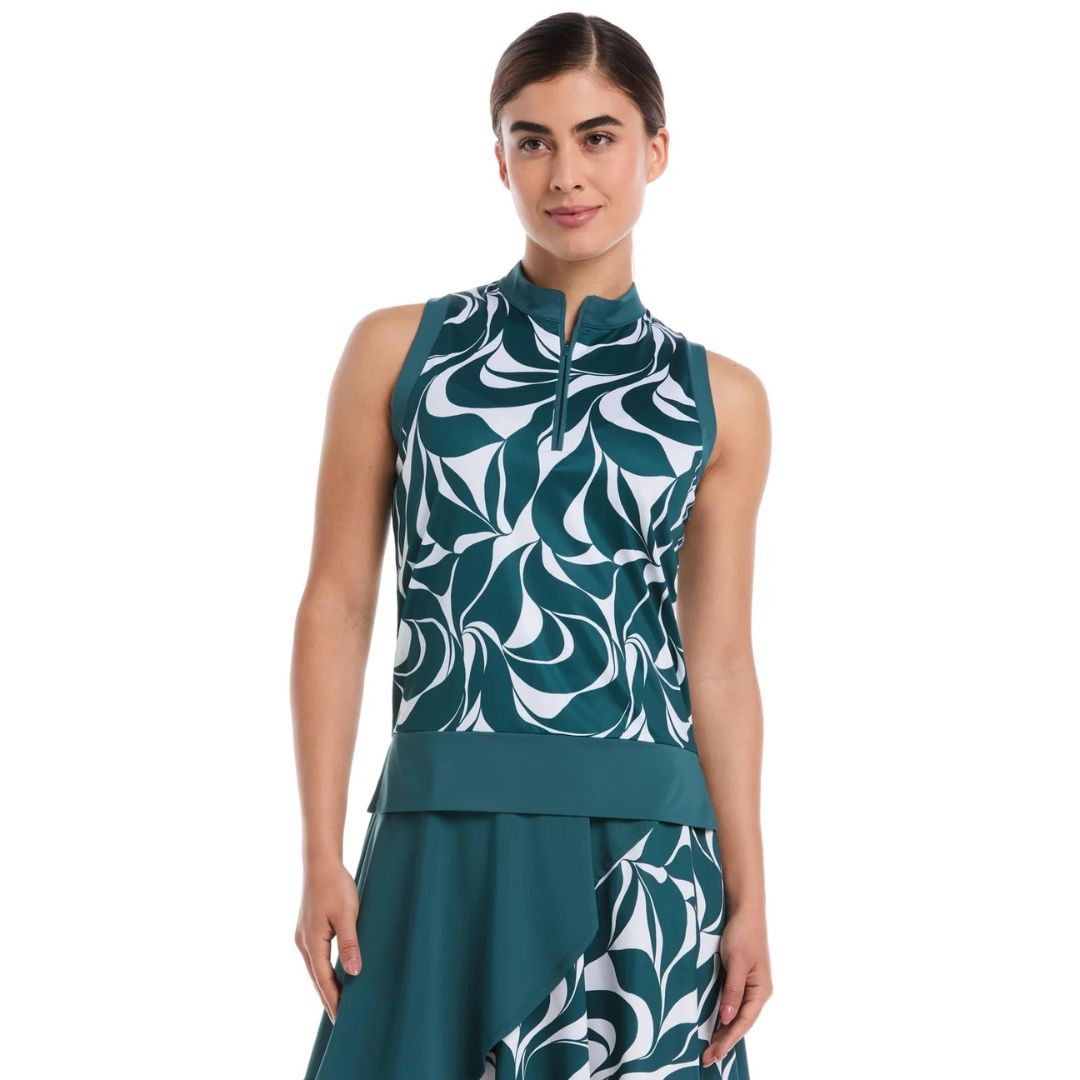 Callaway Women's Abstract Swirl Sleeveless Top