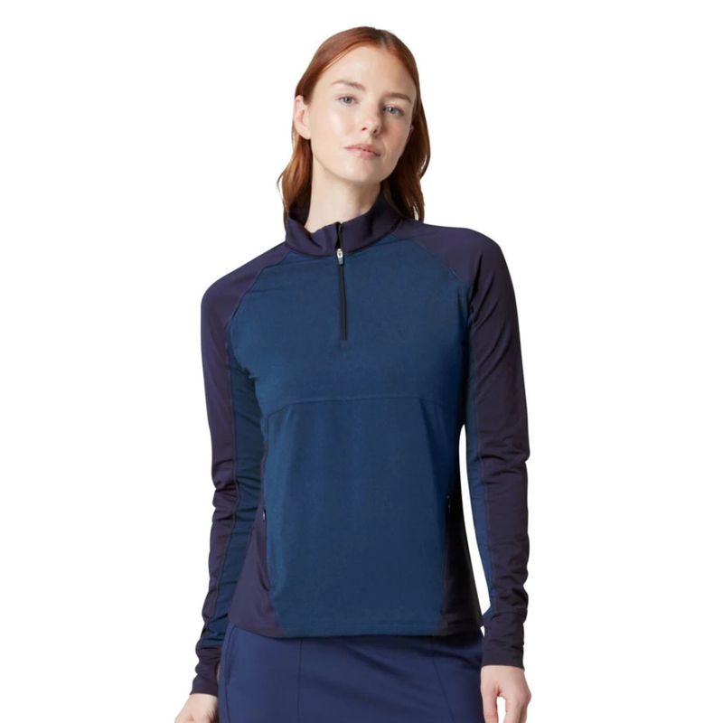 Callaway Women's Lightweight Heathered Knit 1/4-Zip Sweatshirt