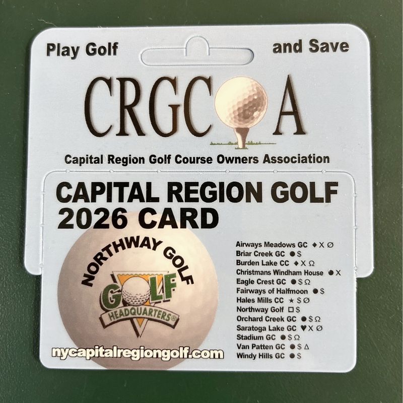 2026 Capital Region Golf Card