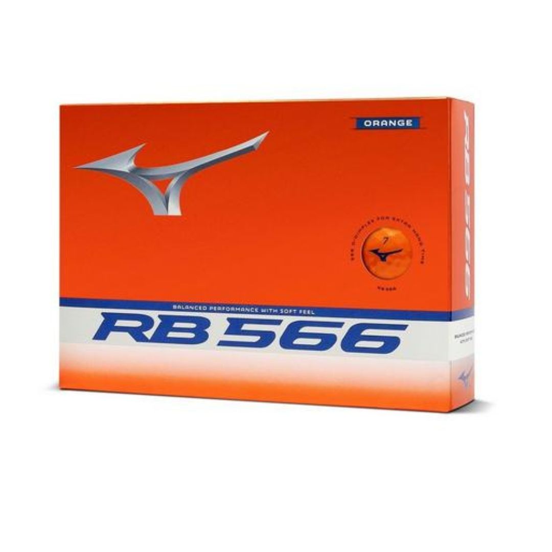 Mizuno RB566 Golf Balls, Color: Orange