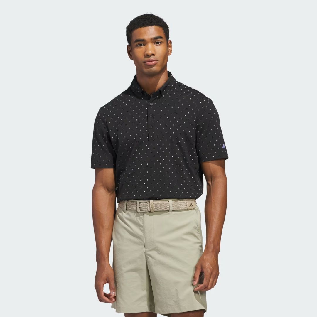 adidas Ultimate365+ Micro Print Polo