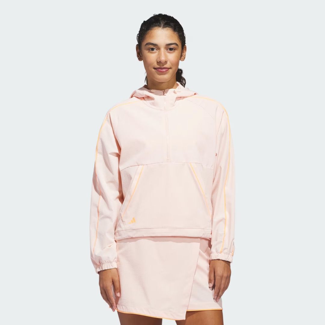 adidas Women's Ultimate365 Seersucker 1/4-Zip Jacket