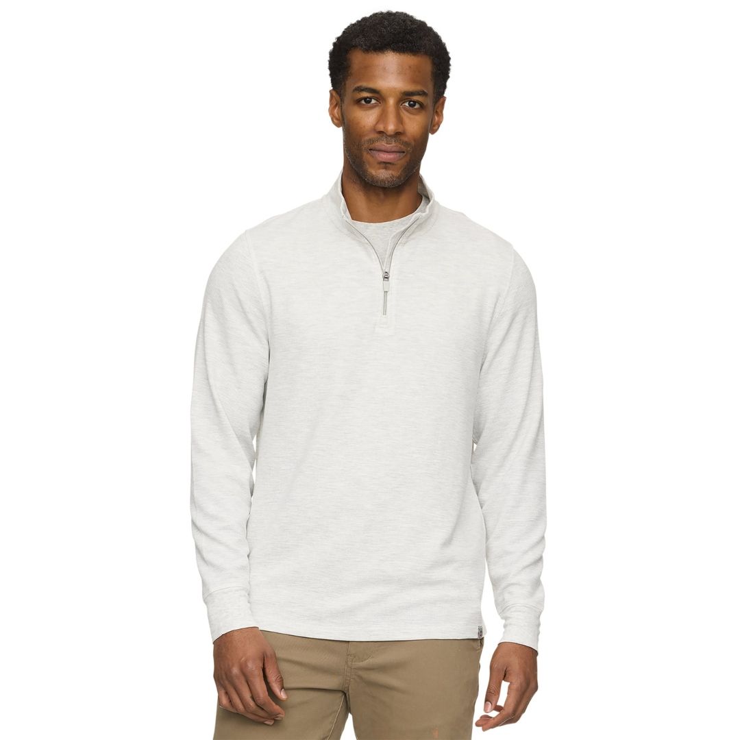 Flag &amp; Anthem Summit Super Soft Waffle 1/4-Mock Neck Pullover