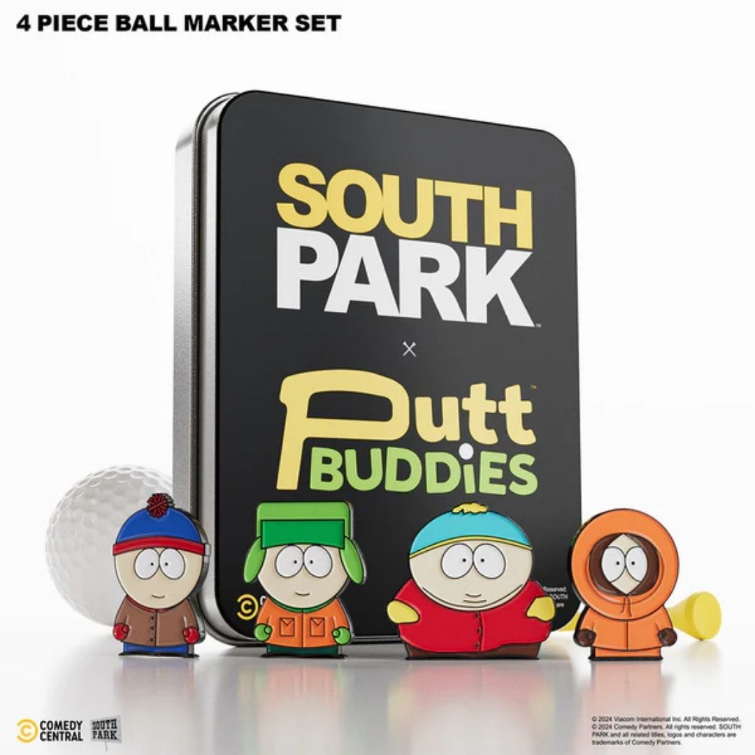 PuttBuddies x South Park 4-Piece Ball Marker Set