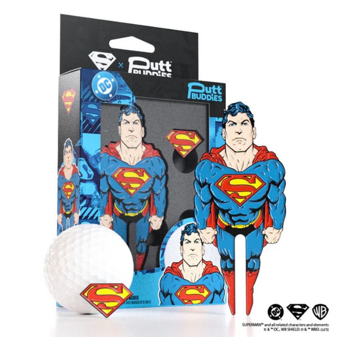 PuttBuddies Superman Divot Tool Set, Type: Superman