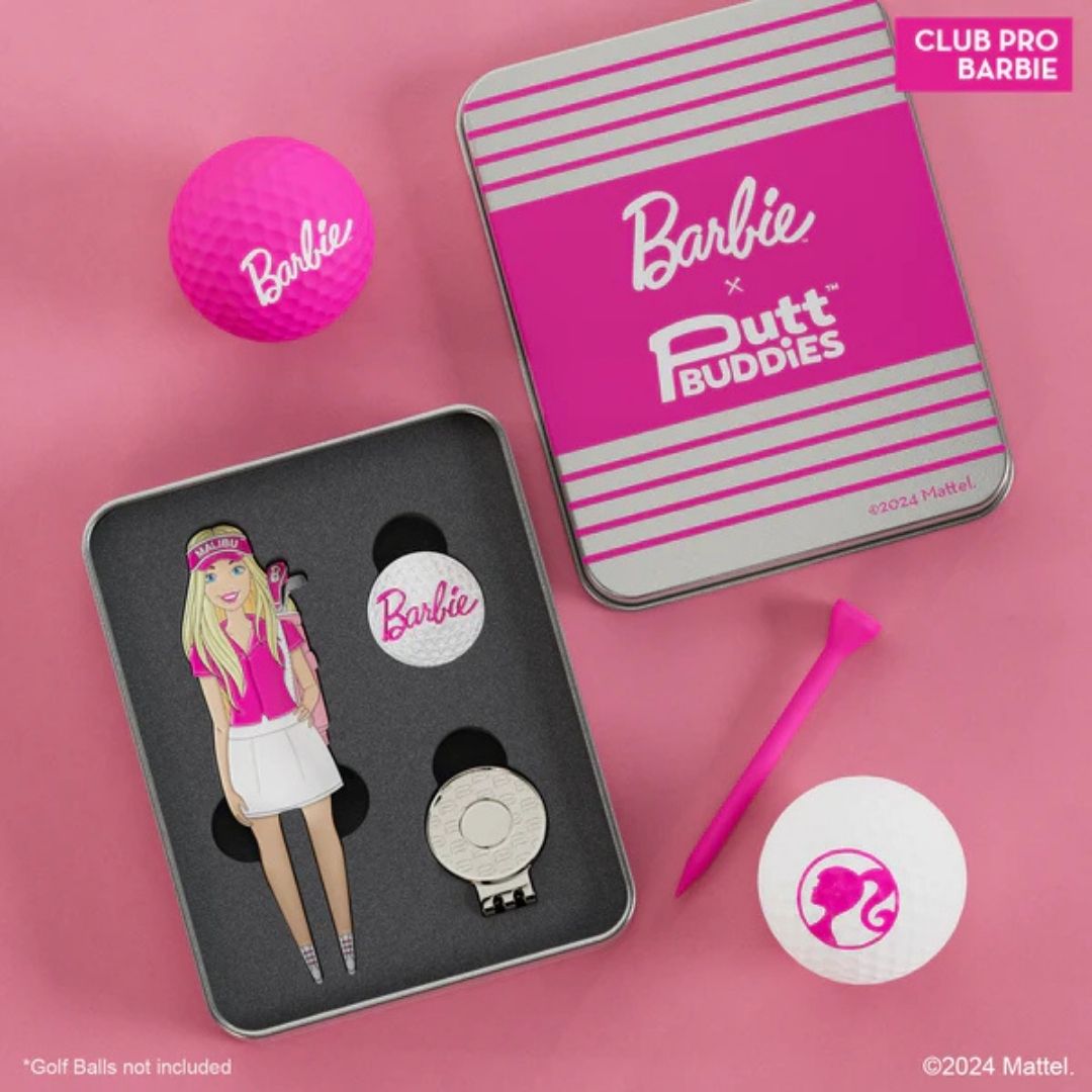 PuttBuddies x Barbie Divot Tool Set, Type: Club Pro Barbie