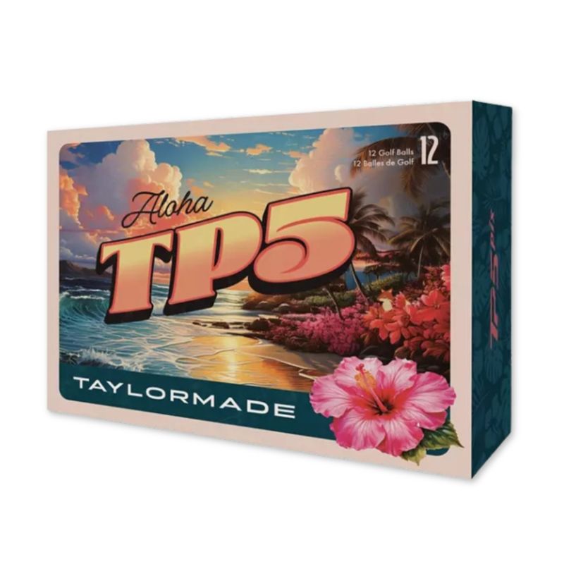 TaylorMade 2026 TP5 pix Island Time Golf Balls
