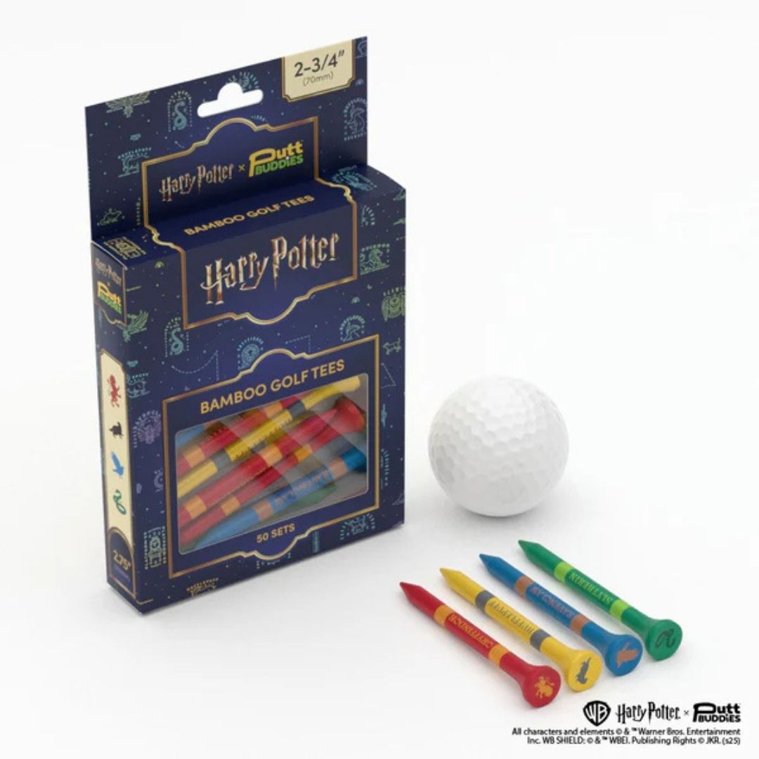 PuttBuddies x Harry Potter House Crest Bamboo Golf Tees