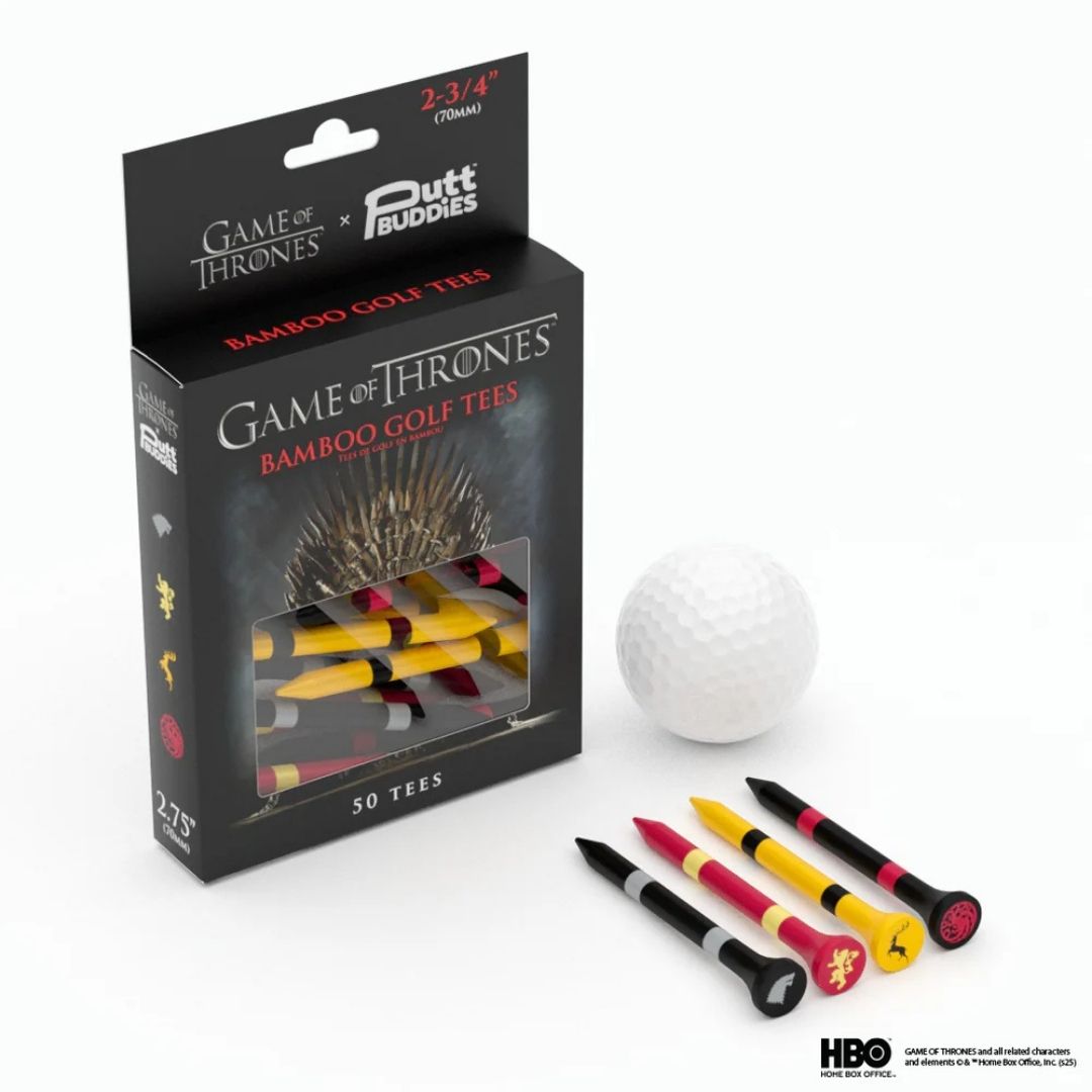 PuttBuddies x Game of Thrones House Crest Bamboo Golf Tees