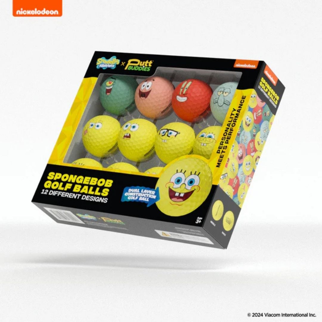 PuttBuddies x SpongeBob SquarePants Golf Balls