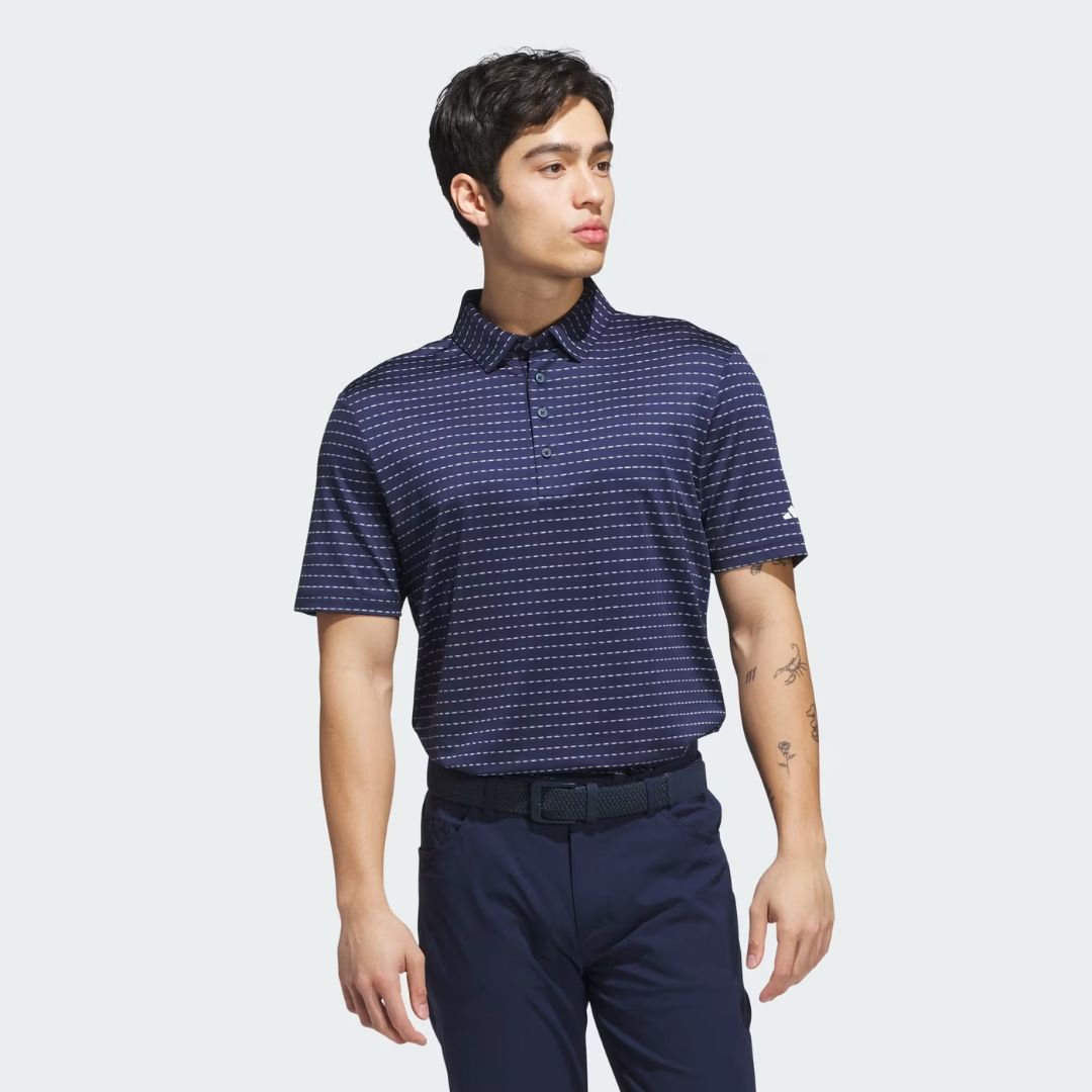adidas Ultimate365 Dash Stripe Polo