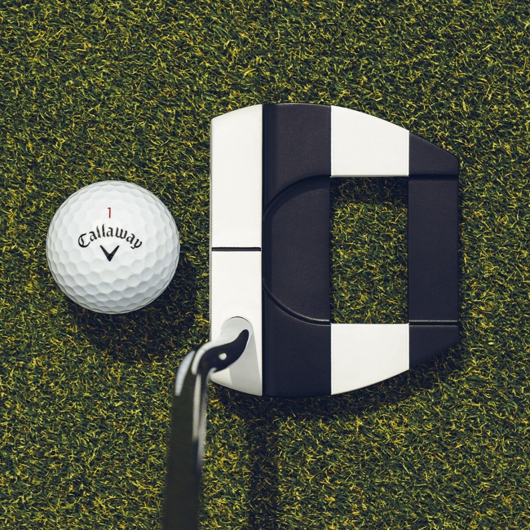 ODYSSEY パタージェイルドミニ 黒/白 Odyssey Ai-DUAL Jailbird Mini Putter