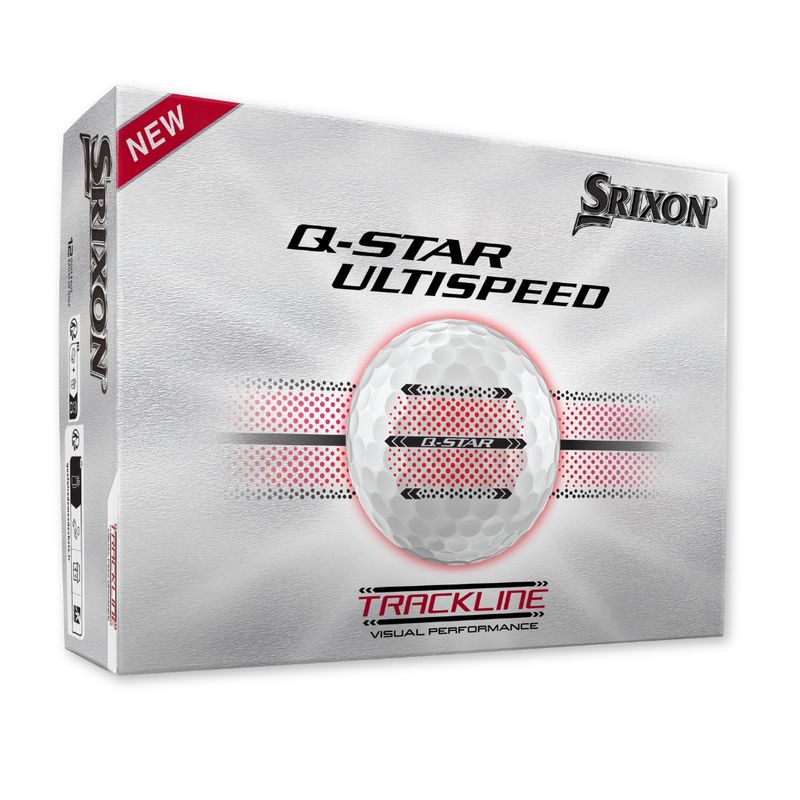 Srixon Q-STAR ULTISPEED Trackline Golf Balls